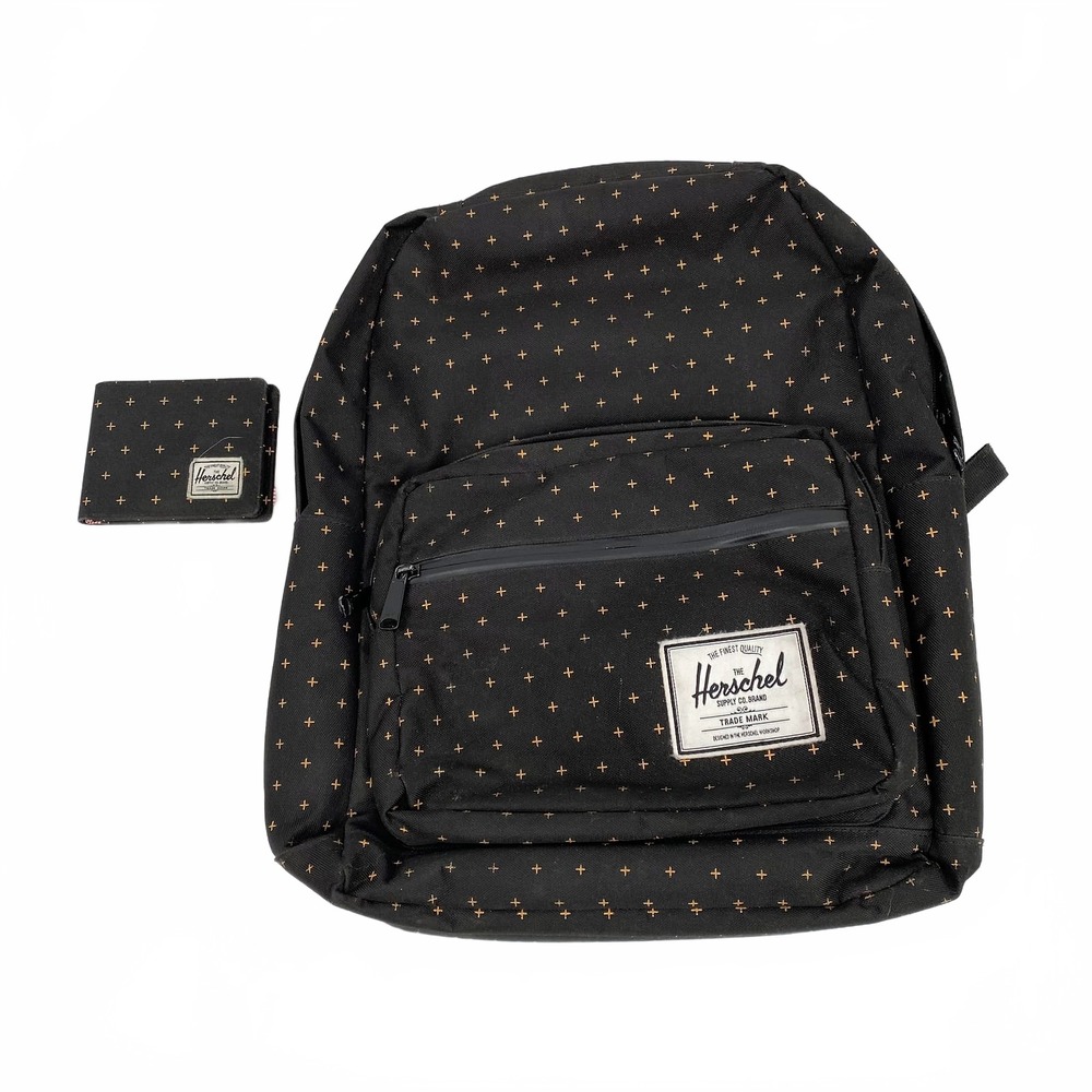 Herschel Supply Company Black Backpack Wallet Included